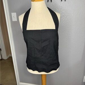 Elegant Black Halter Top